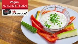 HEALTHY amp DELICIOUS Vegan Horseradish Sauce  Dressing [upl. by Tedmann]