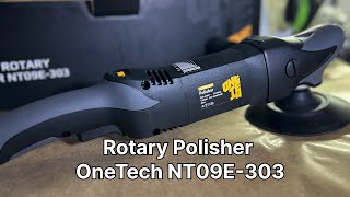 Rotary polisher OneTech NT09E303  unboxing and review [upl. by Siriso]