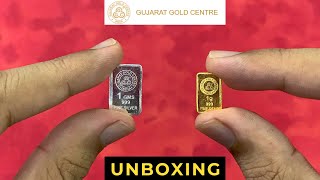 Gujarat Gold Centre 1 Gram Gold Bar  GGC CoinBazaar Unboxing  Indian Bullionaire [upl. by Eelyram]