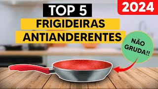 TOP 5 MELHORES FRIGIDEIRAS ANTIADERENTES 2024 ⭐ Custo Beneficio 💛  Indução Com Tampa sem óleo💛 [upl. by Eimia]