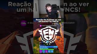 REAÇÃO DO SUETAM AO VER UM HACKER NA FNCS fortniteclipes fortnite fortnitebr [upl. by Tuck]