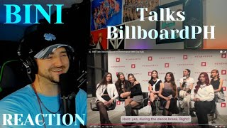 BINI Talks About BILLBOARDPH Live Reaction ✨ [upl. by Tuneberg192]