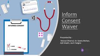 Informed Consent  IC  Waiver in Clinical Trials I Clinical Research [upl. by Kimberli847]