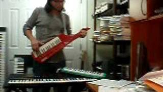 Cars by Gary Numan on Yamaha SHS10 keytar [upl. by Notgnihsaw880]