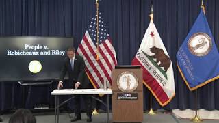 Orange County District Attorney Press Conference People v Robicheaux amp Riley February 4 2020 [upl. by Leryt]