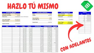 Calcula tu HIPOTECA a PLAZO FIJO con este EXCEL [upl. by Havstad]