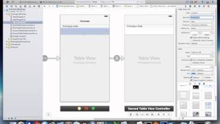 iOS Application Development Tutorial 10 Navigation Controllers and Pushing Table Views [upl. by Toblat568]