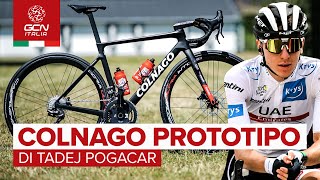 La Colnago Prototipo di Tadej Pogačar  Biciclette dei professionisti [upl. by Barolet]