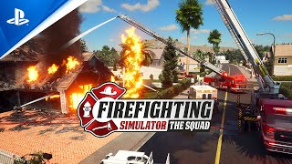 Firefighting Simulator  The Squad  Announcement Trailer  PS5 amp PS4 Games [upl. by Con]