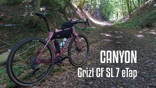 NEW BIKE DAY  CANYON GRIZL CF SL 7 ETAP [upl. by Kaehpos]