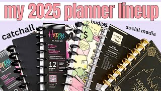 My 2025 Planner Lineup  New Happy Planner Disc Bound Planners I Plan On Using In the New Year [upl. by Ellynn]