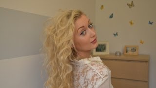 Locken ohne Hitze Tutorial  LeileiStyle [upl. by Morlee]