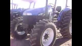 MOV05145 Tractor New Holland TB110 2007 4x4 27300 Dlls [upl. by Nnahgem]