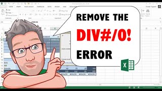 Remove the DIV0 Error in Excel [upl. by Hatty922]