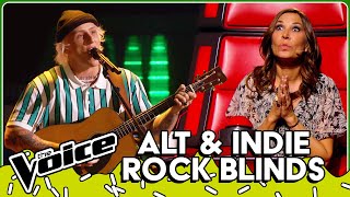 The best INDIE amp ALT ROCK Blind Auditions on The Voice  Top 10 [upl. by Jun228]