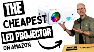 The cheapest LED projector on Amazon Is it worth it ClokoWe GC003 [upl. by Airtap]