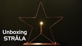 Unboxing the STRÅLA LED Holiday Decoration from IKEA [upl. by Ordnazil186]