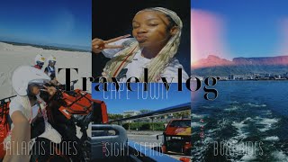 TRAVEL VLOG 7 DAYS IN CAPE TOWN sight seeing boat rides aquarium etc ✈️ [upl. by Notelrac900]