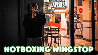 hotboxing wingstop [upl. by Anoirb]