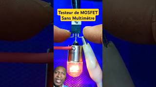 🚨🚨Comment Tester un MOSFET IRFZ44N ou Équivalent sans le Multimètre tester 7N60B MOSFET igbt 🔥 [upl. by Sumaes]