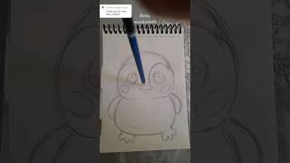 Penguin art🤍🐧IcePigeon123 art drawing penguin penguindrawing trending animals funny [upl. by Upshaw]