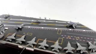 Hand Built Ship USS Nimitz Aircraft Carrier Fabrication video [upl. by Fara782]