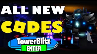 MAJOR UPDATE TOWER BLITZ CODES ALL NEW SECRET OP ROBLOX TOWER BLITZ CODES [upl. by Pearce]