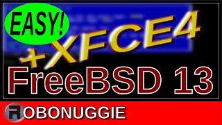 A brief FreeBSD 13  XFCE Install Demo  Its not hard [upl. by Ayanet432]