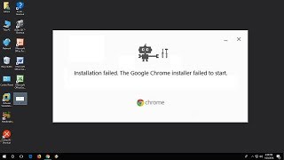 How to Fix “Google Chrome Installer Failed to Start” Error in Windows 1087 [upl. by Vanny]