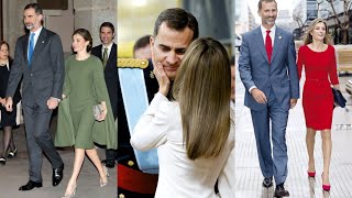 Princess Letizia amp Leonor And Infanta Sofia Of Spain Romantic Couple Photo World Top princess [upl. by Shields461]