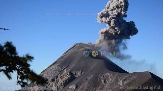 Volcan de Fuego eruption Guatemala  24022023 [upl. by Ajat]