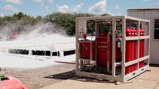 CAFS Compressed Air Foam Heliport Fire Fighting Unit SelfContained 450 Gallon [upl. by Reibaj]