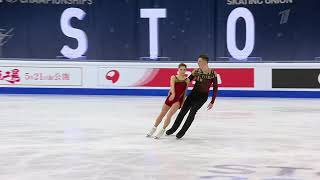 🥇🏆PLACE Anastasia MISHINA Aleksandr GALLYAMOV 2021 STOCKHOLM WORLD CHAMPIONSHIP FIGURE SKATING [upl. by Sarette]