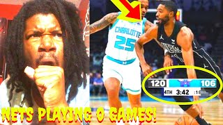 HORNETS VS NETS REACTION 2023 BROOKLYN NETS VS CHARLOTTE HORNETS HIGHLIGHTS REACTION 2023 [upl. by Larry264]