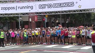 Bay to Breakers gets underway with first group of Runners [upl. by Anny721]