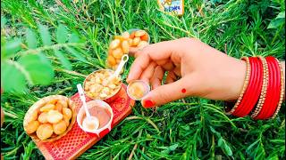 Miniature Pani Puri  Golgappa Recipe  Bangladeshi Fuchka Recipe 14 tiny ayeshas kitchen [upl. by Shina]