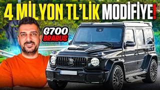 100 Kmde 60 Litre Benzin Yakan Mercedes  700 Beygir G63 Brabus [upl. by Madai]