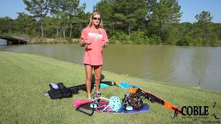 Learn to Water Ski and Wakeboard with April Coble Eller Instructional video [upl. by Verna]