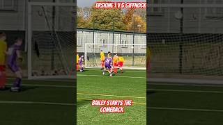 🏆⚽️ Bailey McGuigan’s free kick  Erskine 1 v 5 Giffnock 251024 ⚽️😁 [upl. by Ehttam]