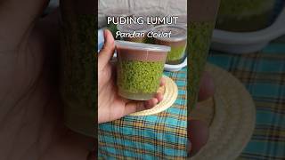 Puding lumut pandan food reseppuding pudinglapis [upl. by Relyk]