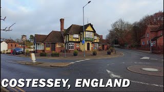 Walk in Costessey • Norfolk • 🇬🇧 [upl. by Aynat]