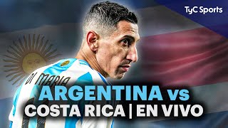 EN VIVO 🔴 ARGENTINA vs COSTA RICA  Amistoso fecha FIFA ⚽ ¡Juega la SCALONETA por TyC SPORTS [upl. by Ycnuahc980]