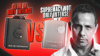 CONFIRMADO CLUB DE NUIT INTENSE Vs SUPREMACY NOT ONLY INTENSE QUAL O MAIS PARECIDO COM AVENTUS [upl. by Esyli805]