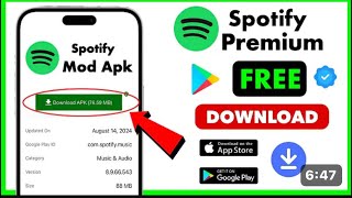 Top 3 Premium Applicaltion  Spotify premium apk [upl. by Amelina]