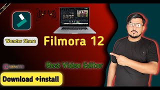 How to Download and install Wondershare Filmora 12 in Laptop Pc Best Video Editing Software for PC [upl. by Oakley441]