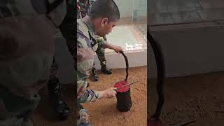 Army bale sap khaliya 😱army bsf indianarmy trending shortvideos devesh0101 [upl. by Yanehc]