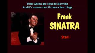 Star Frank Sinatra Lyrics [upl. by Arbba]