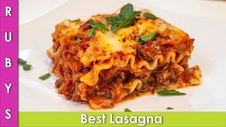 Best Lasagna Pasta Recipe in Urdu Hindi  RKK [upl. by Schoenfelder453]