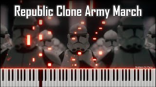 Republic Clone Army March Order 66  EPIC EMOTIONAL PIANO VERSION [upl. by Torruella]