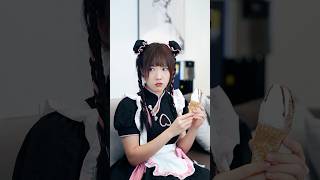 Kém Miếng Là Không Chịu Được 😋 couple tunalee yenduong maid cosplay funny [upl. by Sert194]